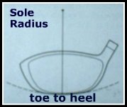 driver sole radius